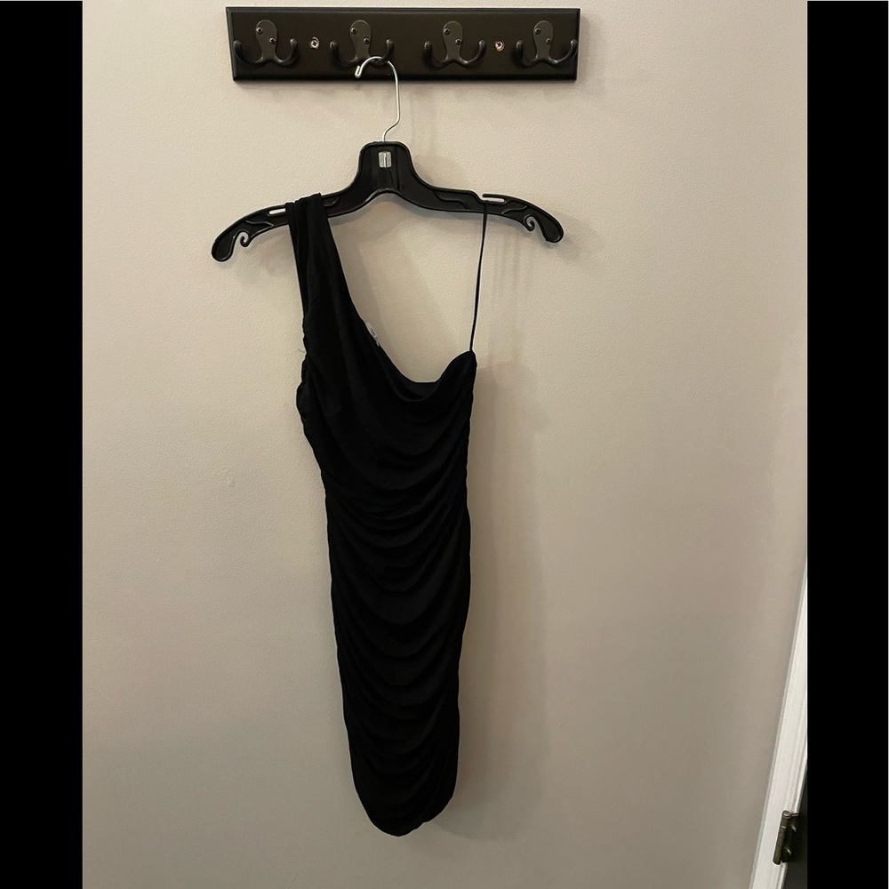 One shoulder H & M Little Black Dress, size S